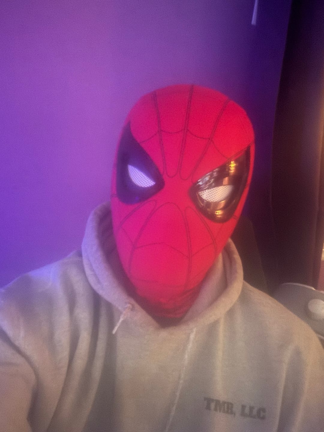 Customer photo review of The OG Spidey Gear™ - Winking Mask