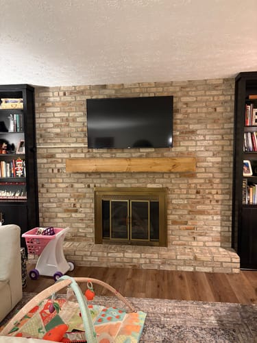 Customer photo review of Contemporary Mantels