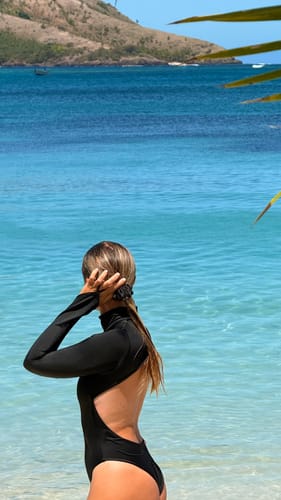 Customer photo review of Luna Long Sleeve Swimwear