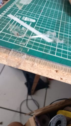 Customer photo review of CEDRO 0.8MM COM FUNDO DE MALHA COR PRETO