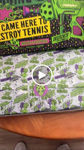 Customer video review of The Invader 16mm Pickleball Paddle