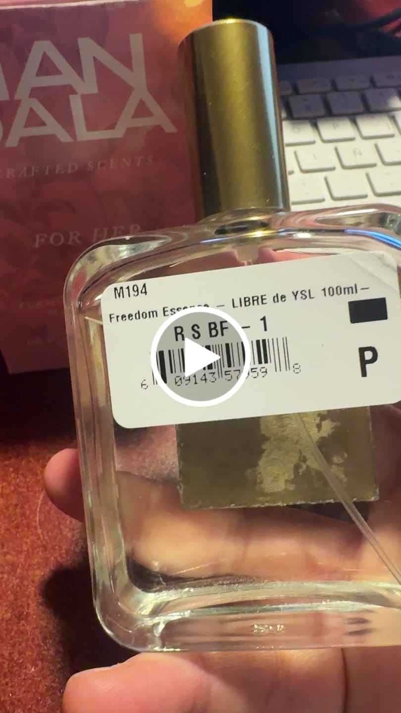 Customer video review of Freedom Essence - Inspirado en LIBRE de YSL 100ml-