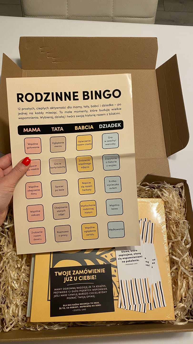 Customer photo review of TATO chcę poznać Twoją historię - Książka na Pokolenia