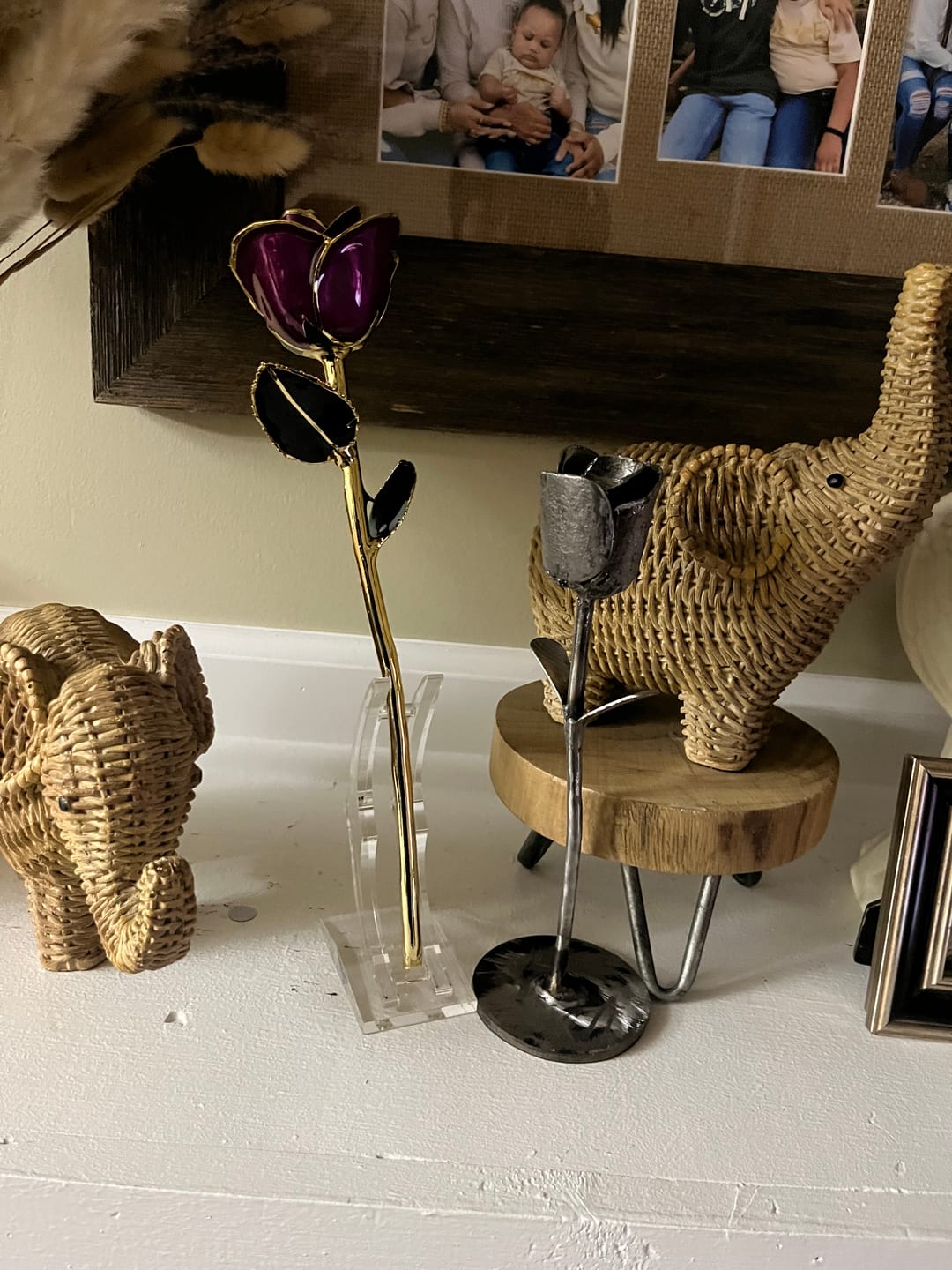 Customer photo review of 24k Gold Dipped Rose