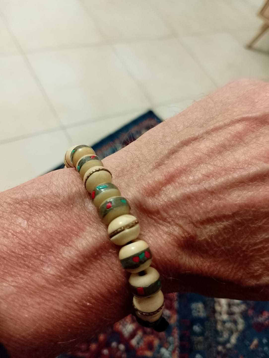 Customer photo review of Bracelet Tibétain