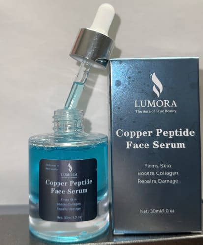Customer photo review of LUMORA™ Copper Peptide Serum