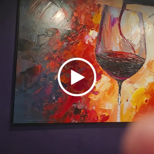 Customer review photo for Palette Knife Art #PKA011