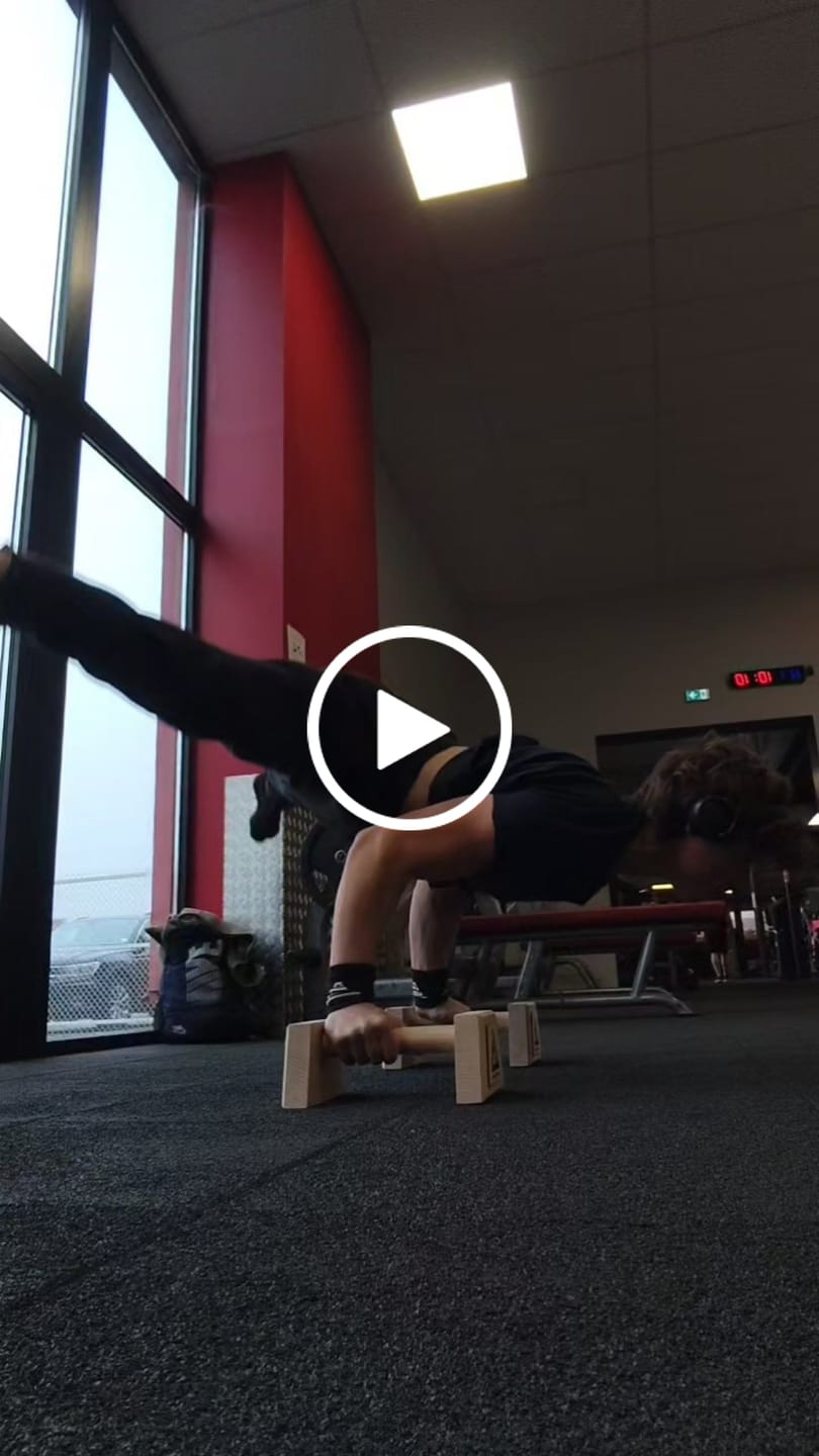 Customer video review of Wooden Parallettes MEDIUM