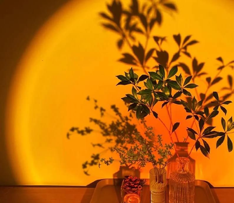 Customer photo review of Golden Hour Sunset Lamp