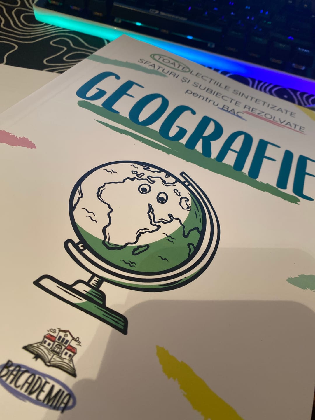 Customer photo review of Carte Geografie Bacalaureat Bacademia