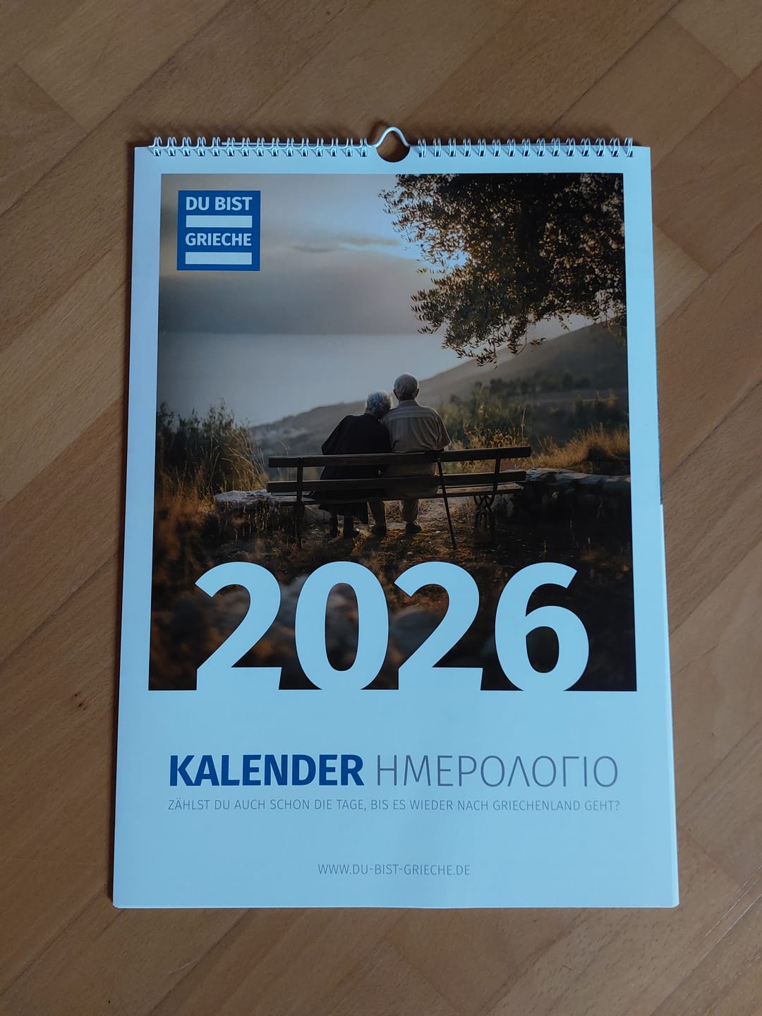 Customer photo review of DU BIST GRIECHE Kalender 2026