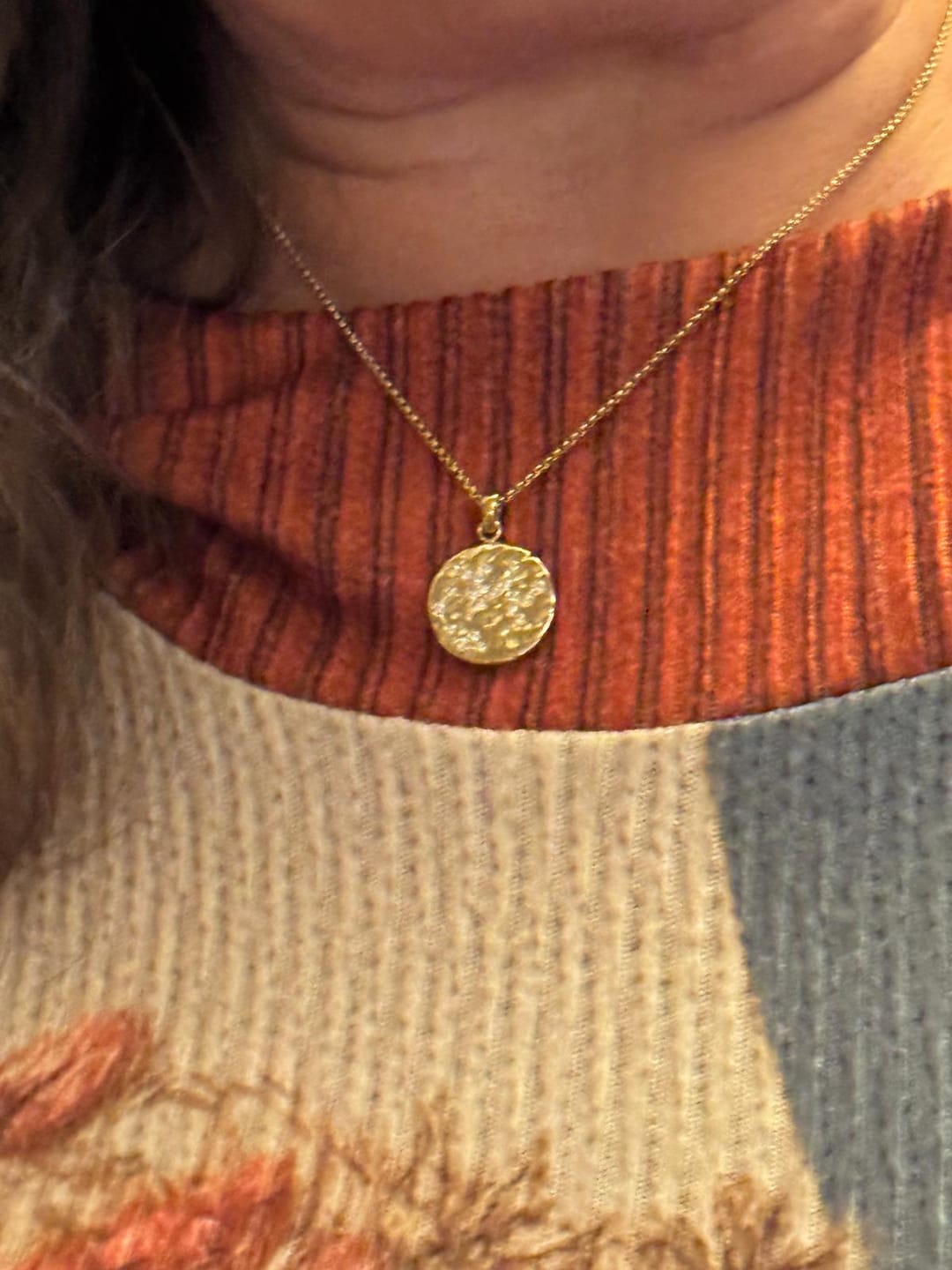Customer photo review of Zodiac Necklace