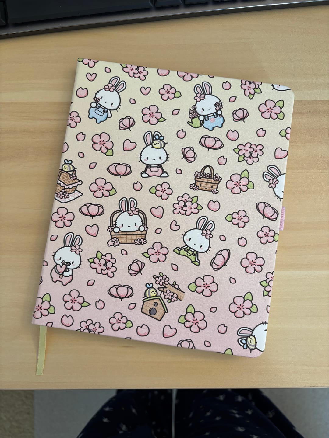 Customer photo review of (Pre-Order) Blossom Bunnies - A5 wide yearly planner