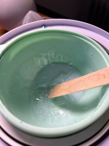 Customer photo review of Hard Wax Sample Size Bag