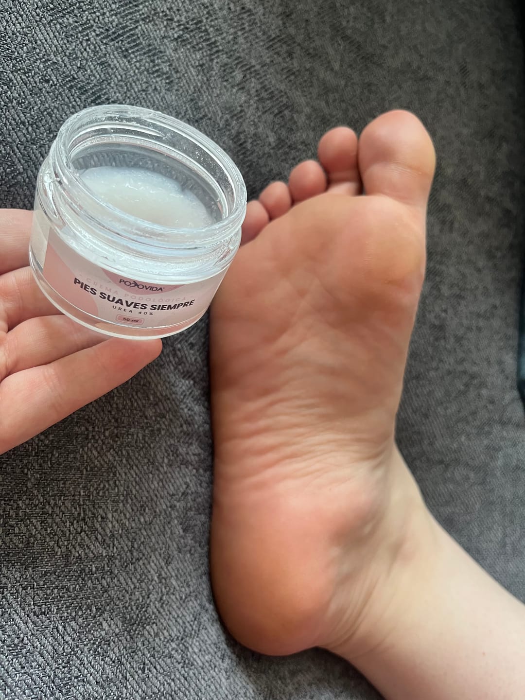 Customer photo review of Crema Pies Suaves Siempre – Urea 40%