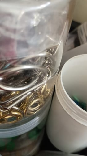 Customer photo review of MEIA ARGOLA 29MM ARAME 2,7MM NIQUELADO 10 PEÇAS