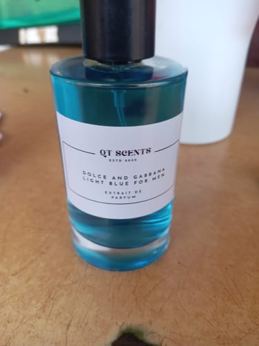 Customer photo review of Inspired by Dolce and Gabbana light blue for men