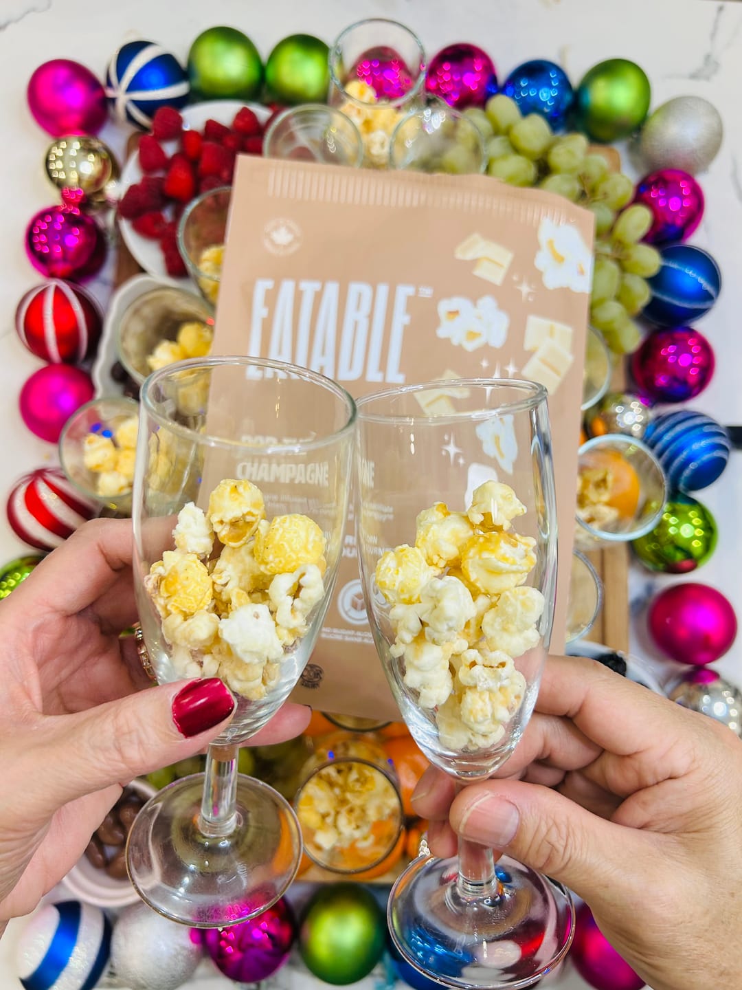 Customer photo review of Pop the Champagne (125g) - White Chocolate "Popping" Kettle Corn