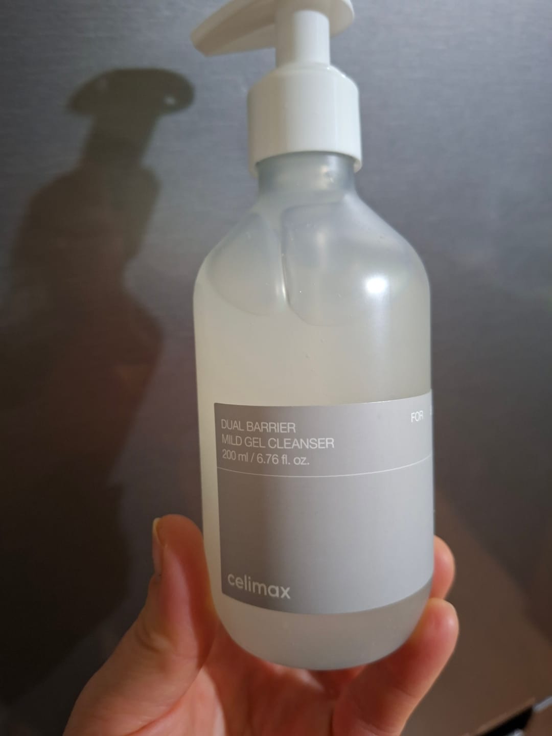 Customer photo review of Maigas gelveida putiņas sejas mazgāšanai ar keramīdu kompleksu Celimax Dual Barrier Mild Gel Cleanser
