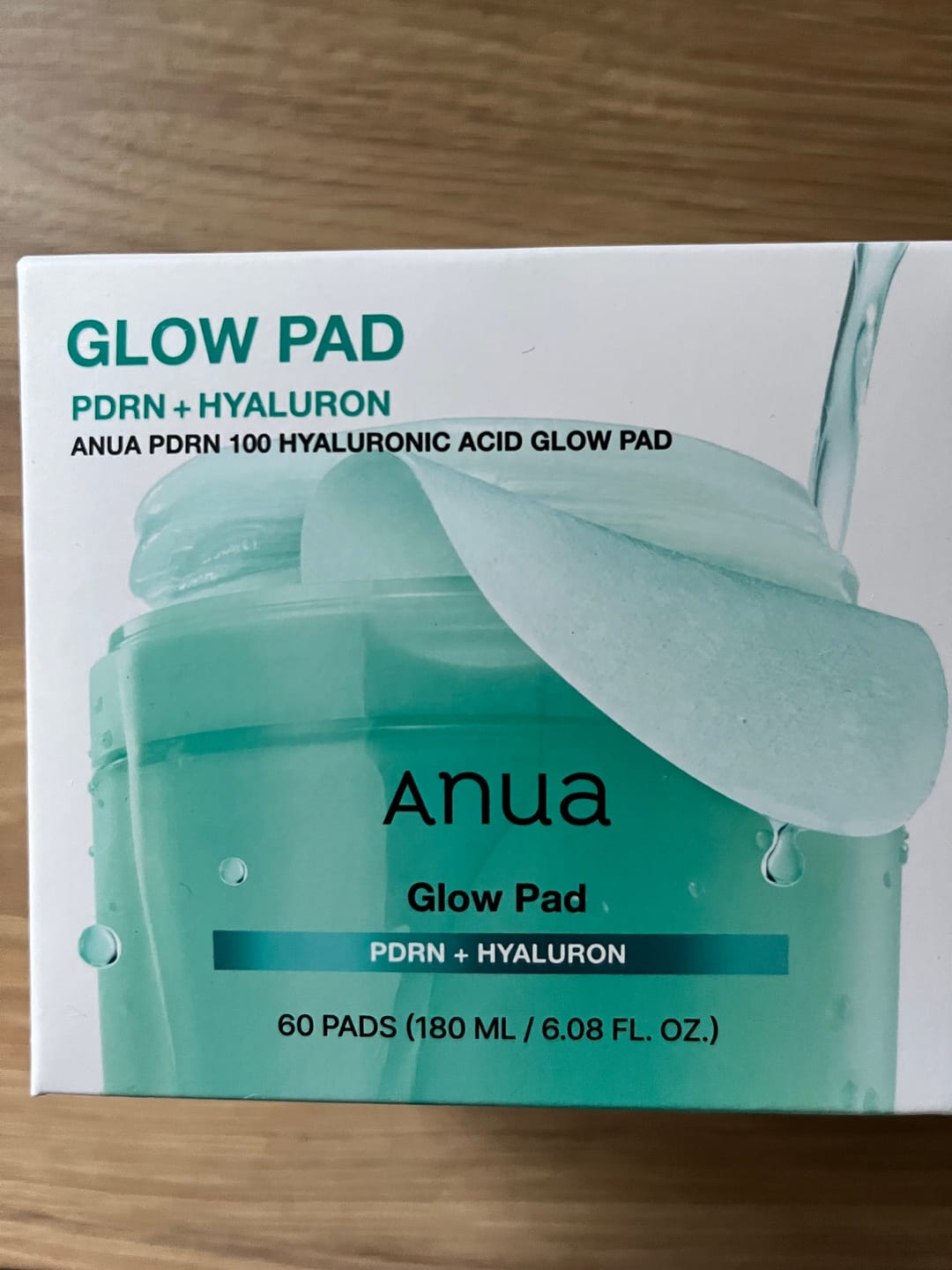 Customer photo review of Divpusēji ar toniku piesūcināti spilventiņi Anua PDRN Hyaluronic Acid Glow Pad