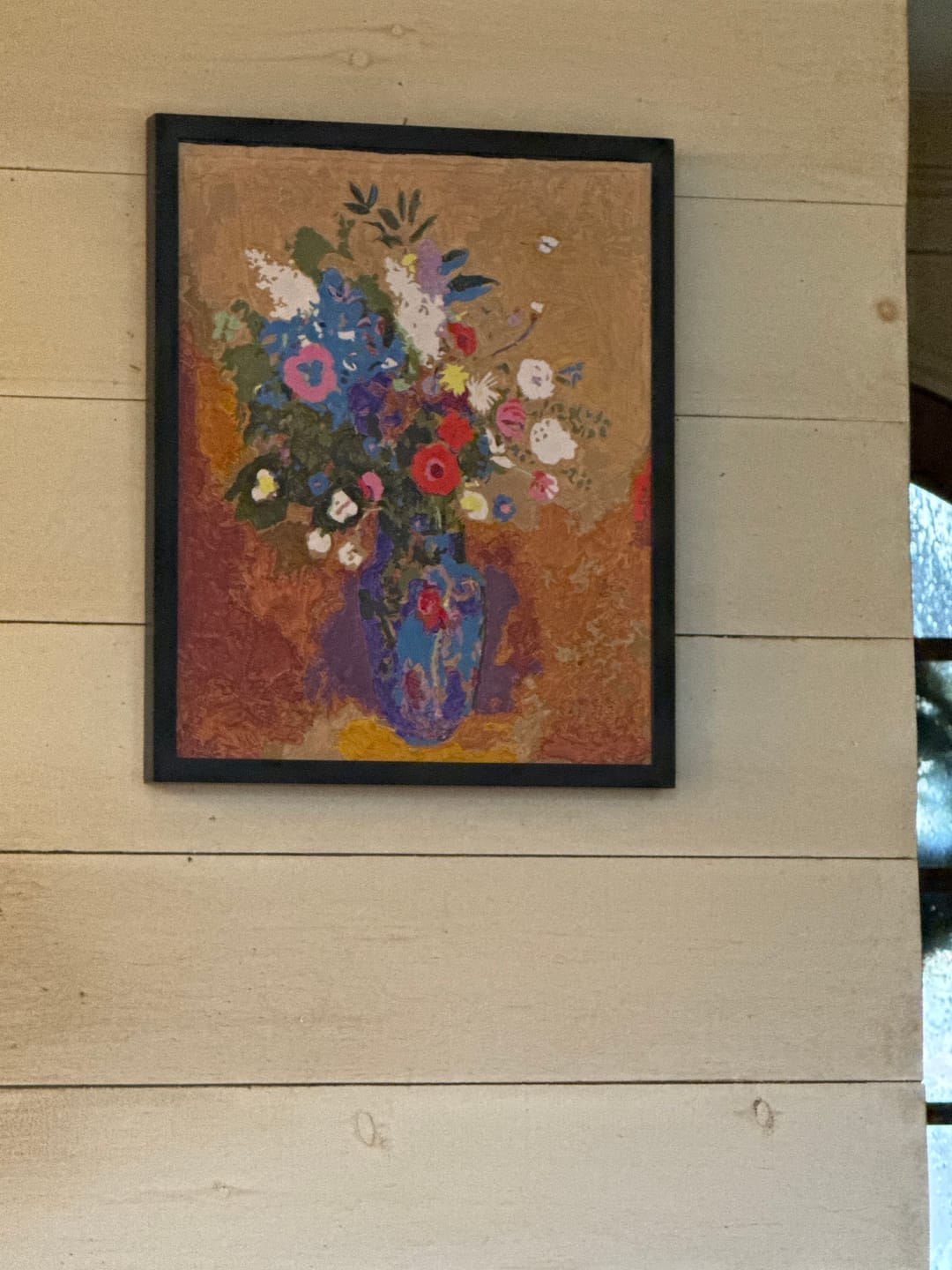 Customer photo review of Paint by Numbers - Bouquet of Flowers | Odilon Redon