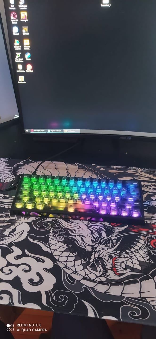 Customer photo review of FGG Madlions MAD Light 60HE Alüminyum Klavye (Manyetik Switch / HE)