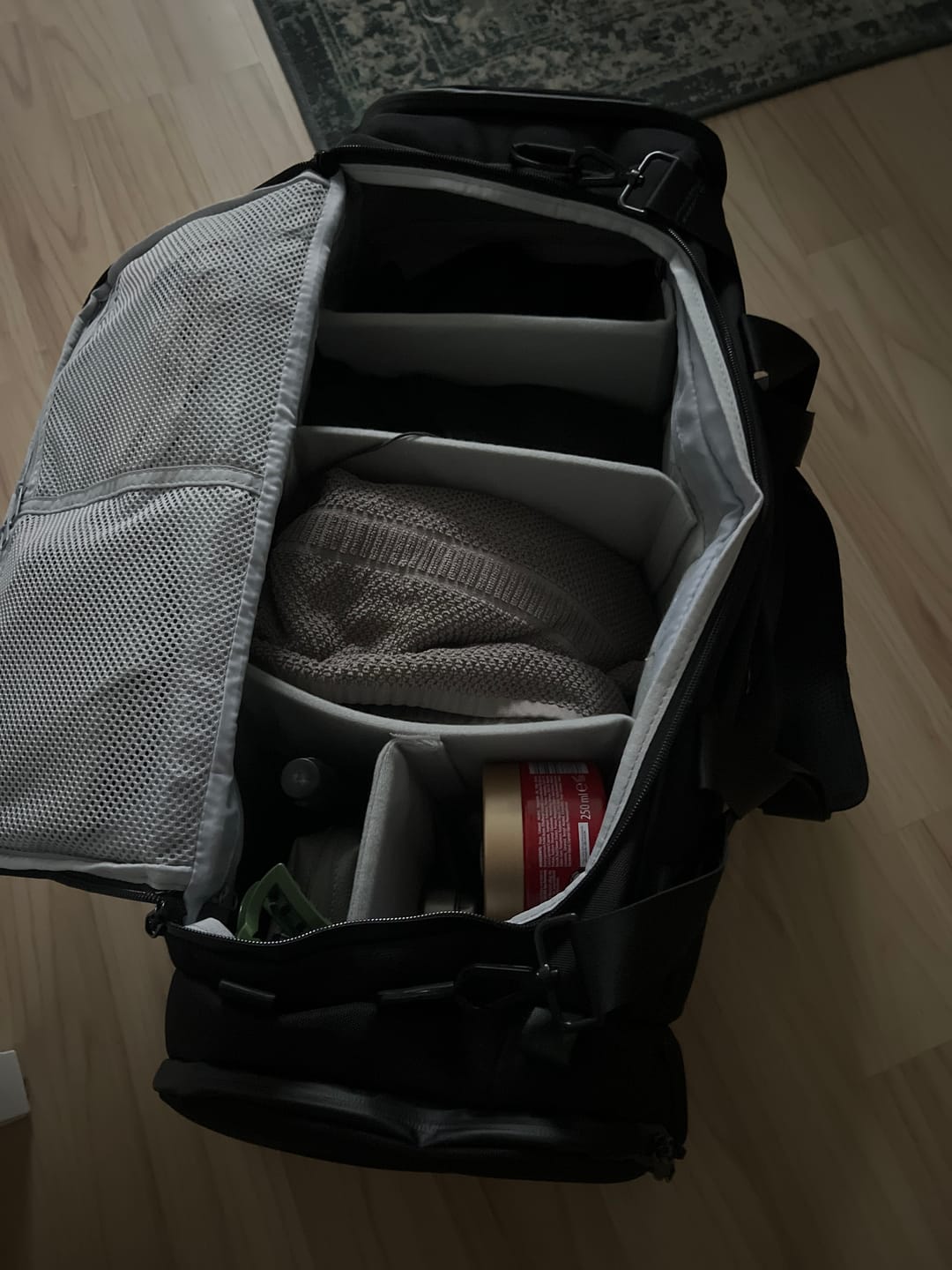Customer photo review of The Weekender 50L