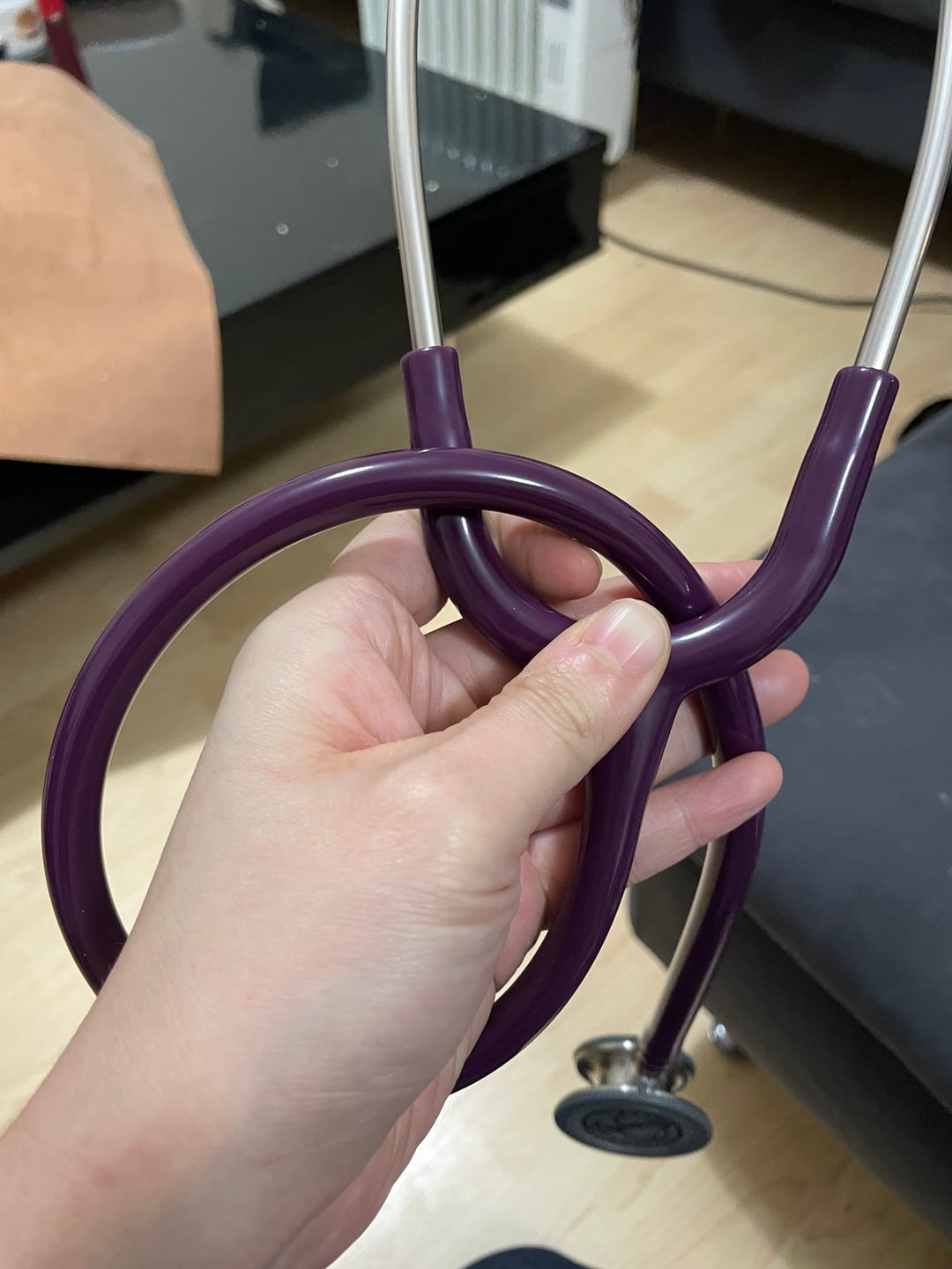 Customer photo review of Littmann Classic III Monitoring Stethoscope: Plum 5831