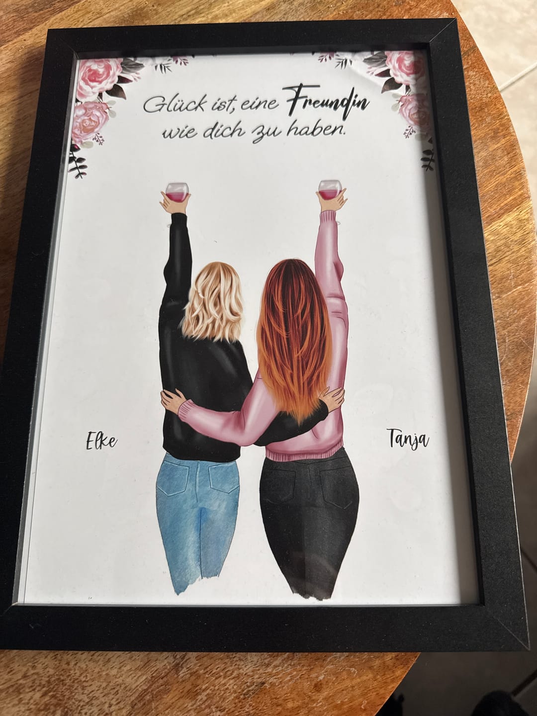 Customer photo review of Best Friends Forever - Personalisiertes Poster