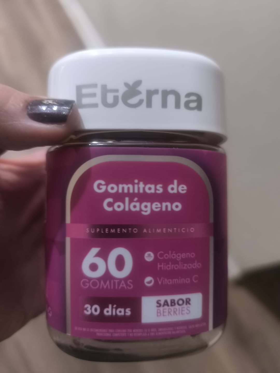 Customer photo review of Pack Biotina + Colágeno