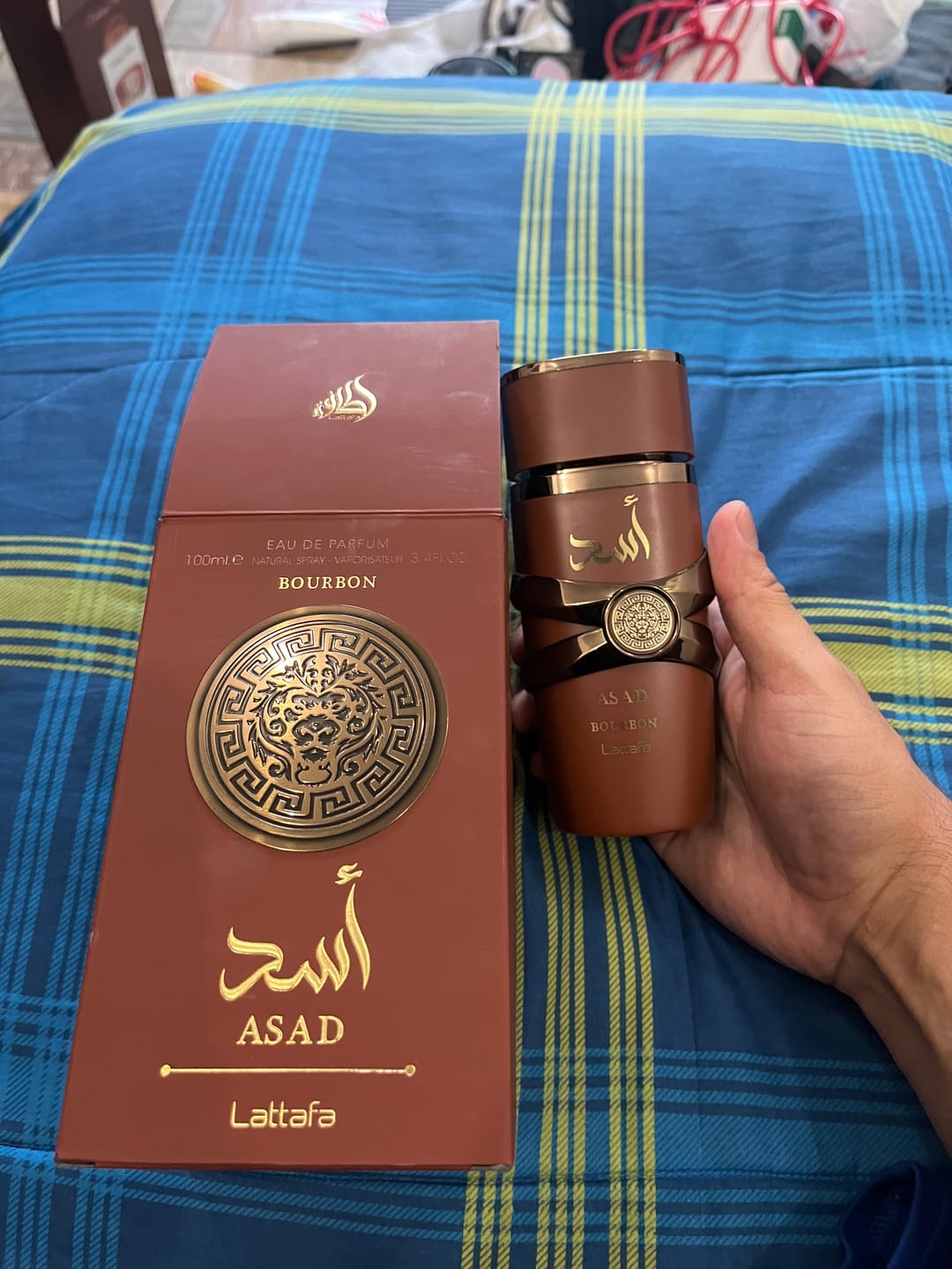 Customer photo review of Perfume Lattafa Asad Bourbon 100ml Edp