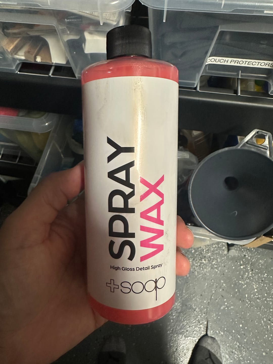 Customer photo review of +Soap Detail Spray & Wax