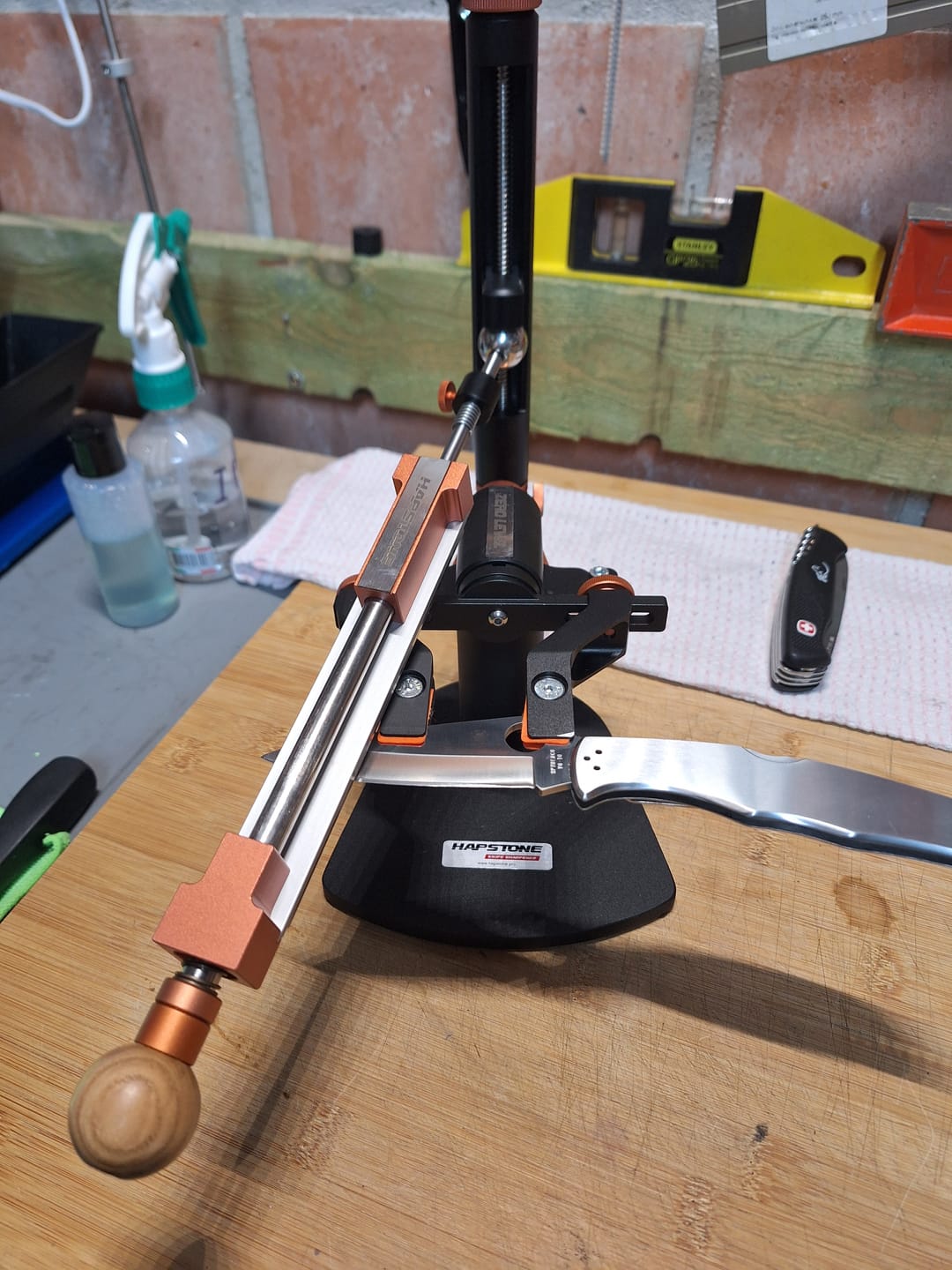 Customer photo review of Advanced Stone Holder with linear bearing