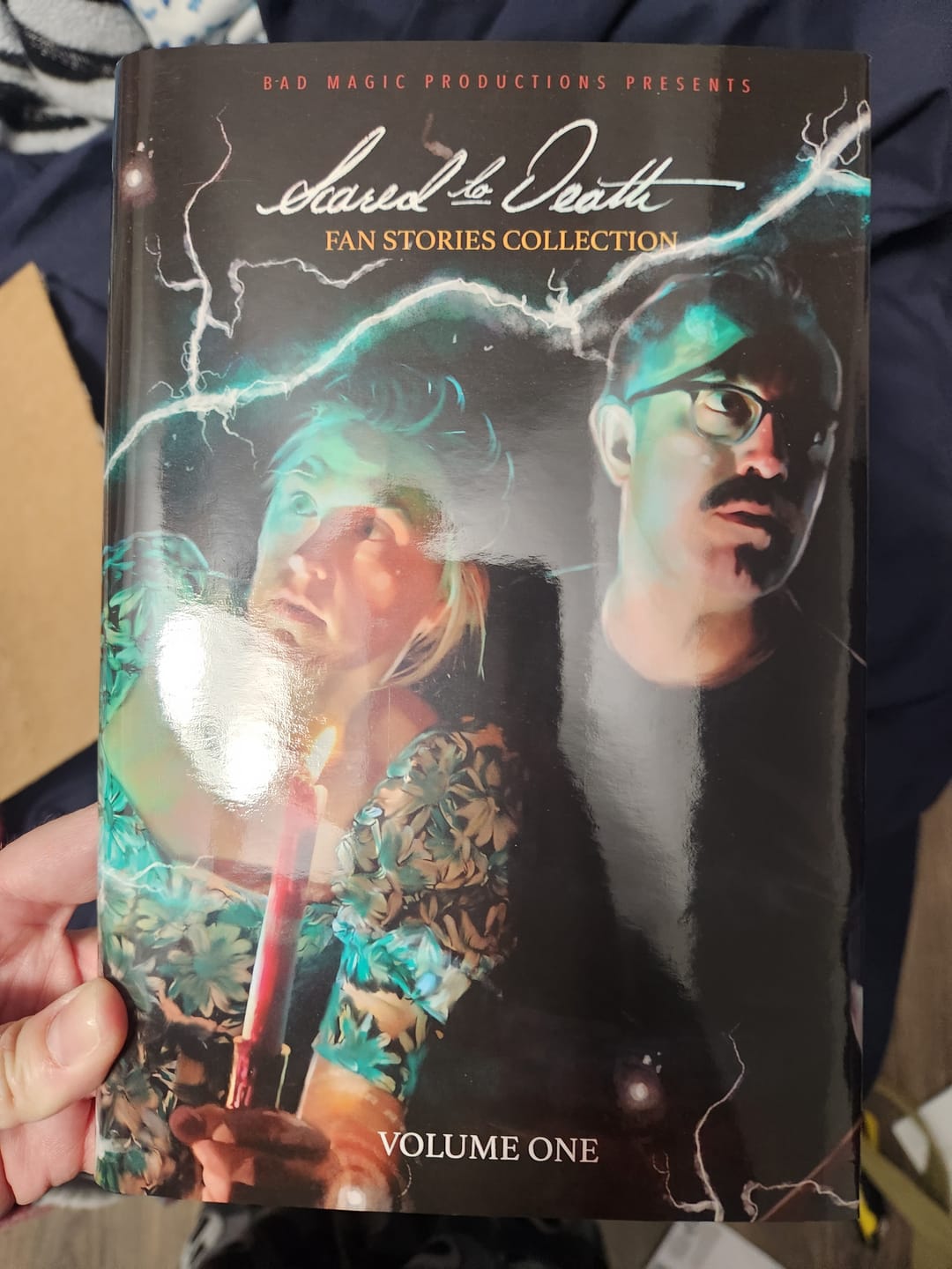 Customer photo review of Scared To Death Book Vol One UNSIGNED
