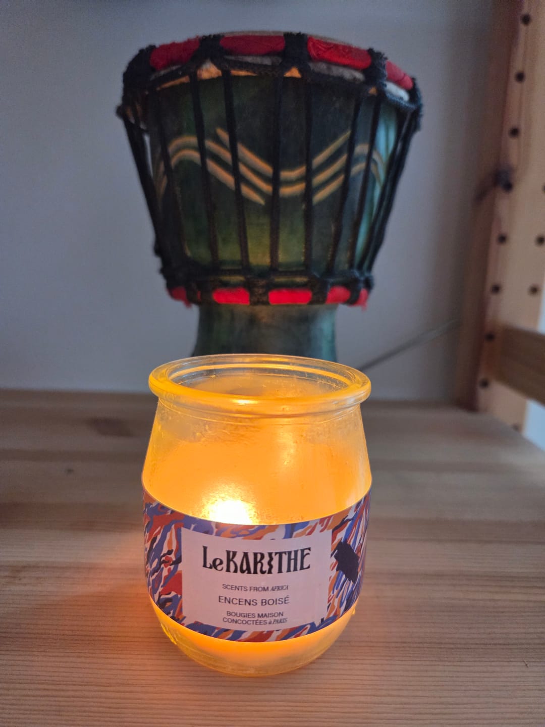 Customer photo review of Bougie Parfumée - Encens Boisé