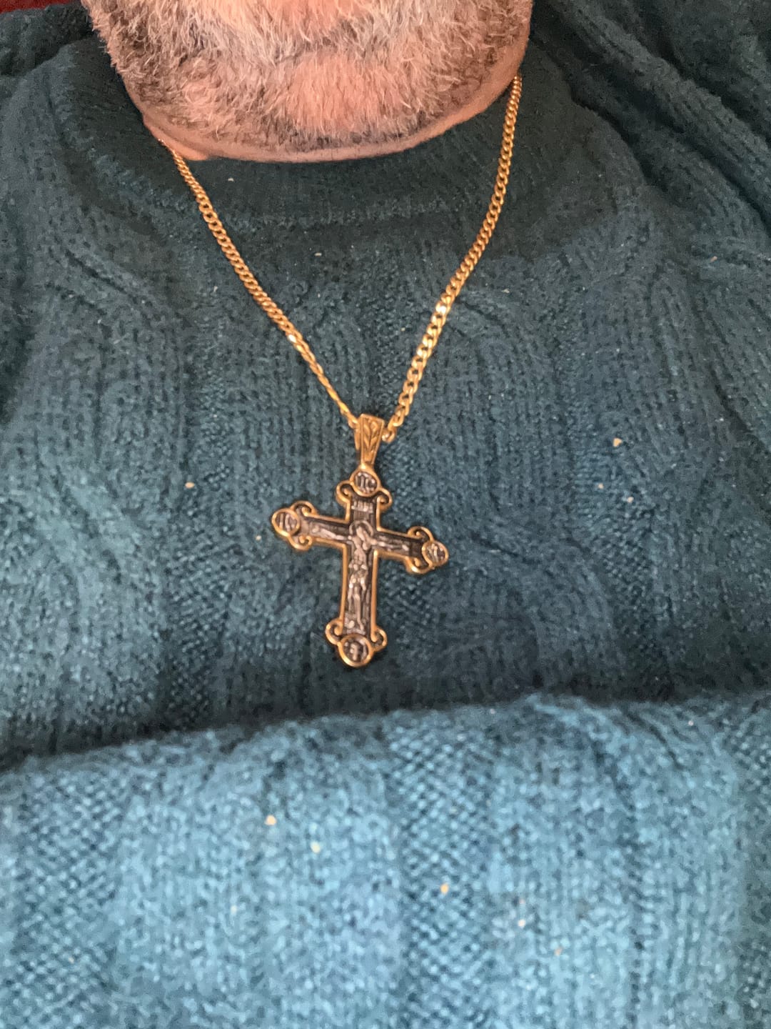 Customer photo review of HOLY CROSS. - GOLD