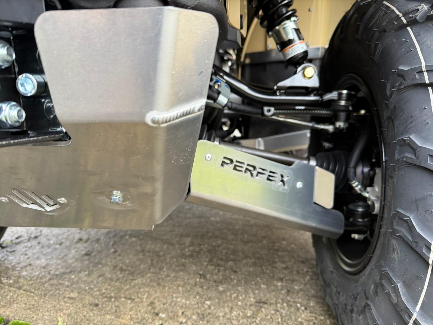 Customer photo review of Full Skid Plate Kit — Yamaha Kodiak 450 (2018+)