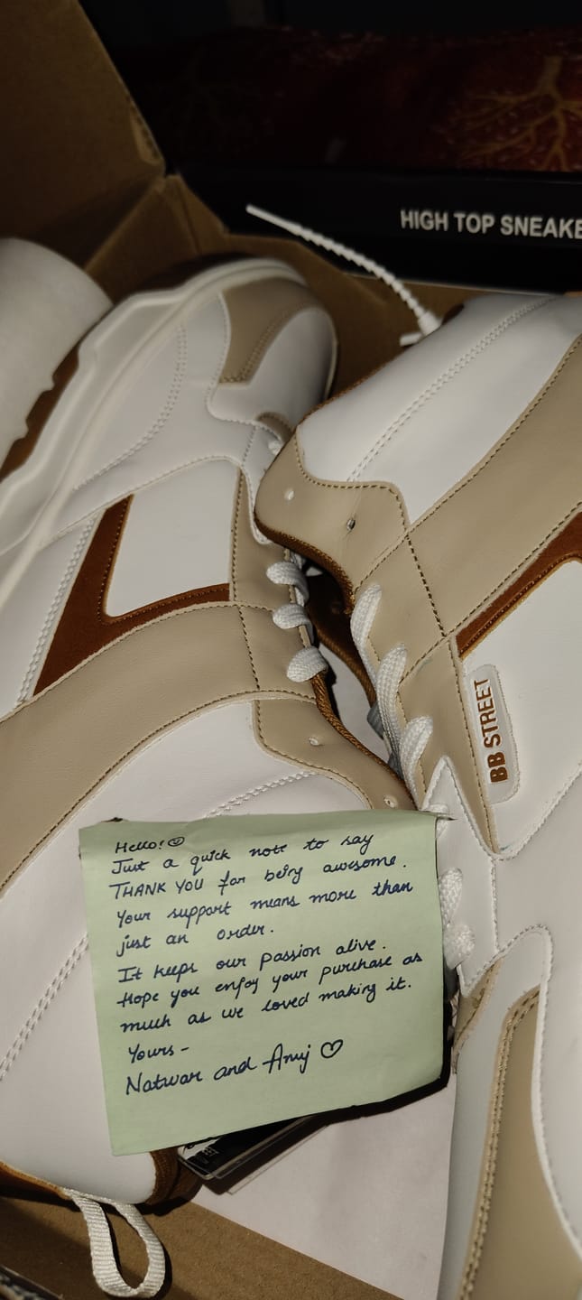 Customer photo review of Bacca Bucci Cappuccino Skystompers