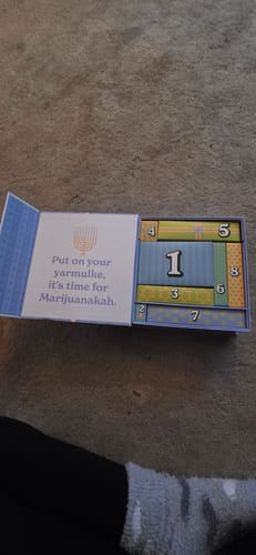 Customer photo review of Advent Calendar: Eight Hazy Nights