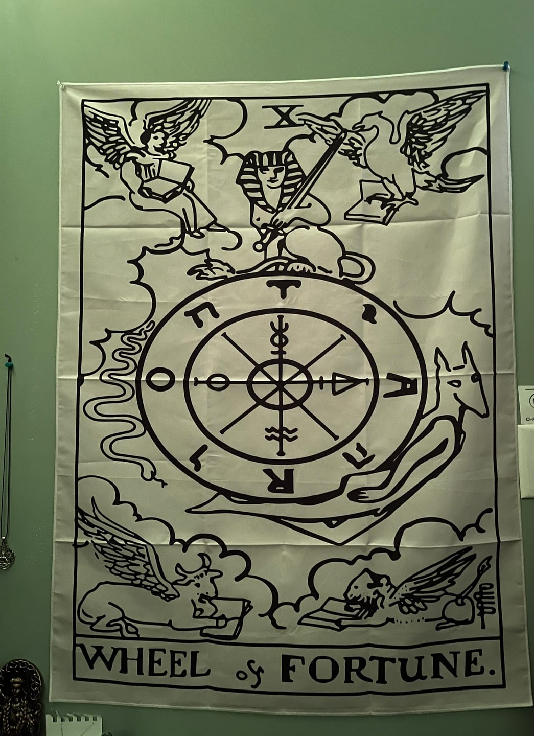 Customer photo review of Tarot Card Tapestry