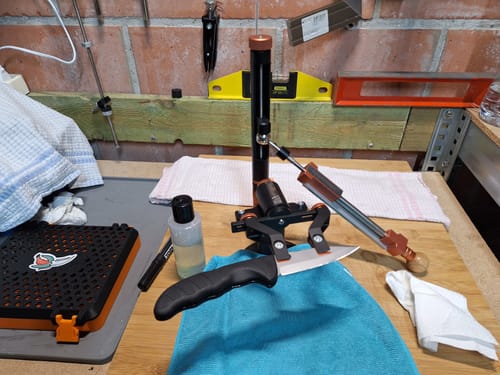 Customer photo review of Hapstone RS Knife Sharpener