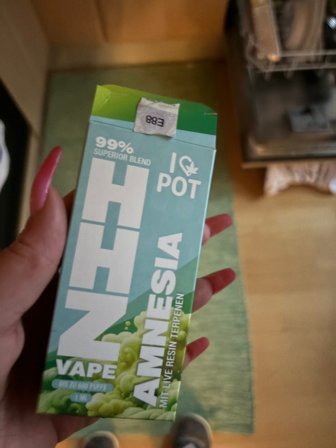 Customer photo review of HHZ Vape Pen 95% - Northern Lights 2ml