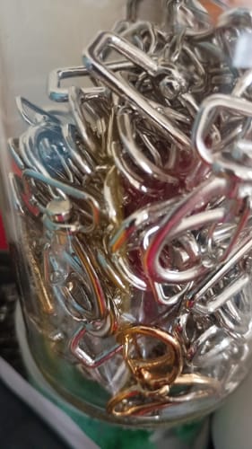 Customer photo review of PASSADOR 30MM ALT 15 MM  AR 2.7 NIQUELADO 10 PEÇAS