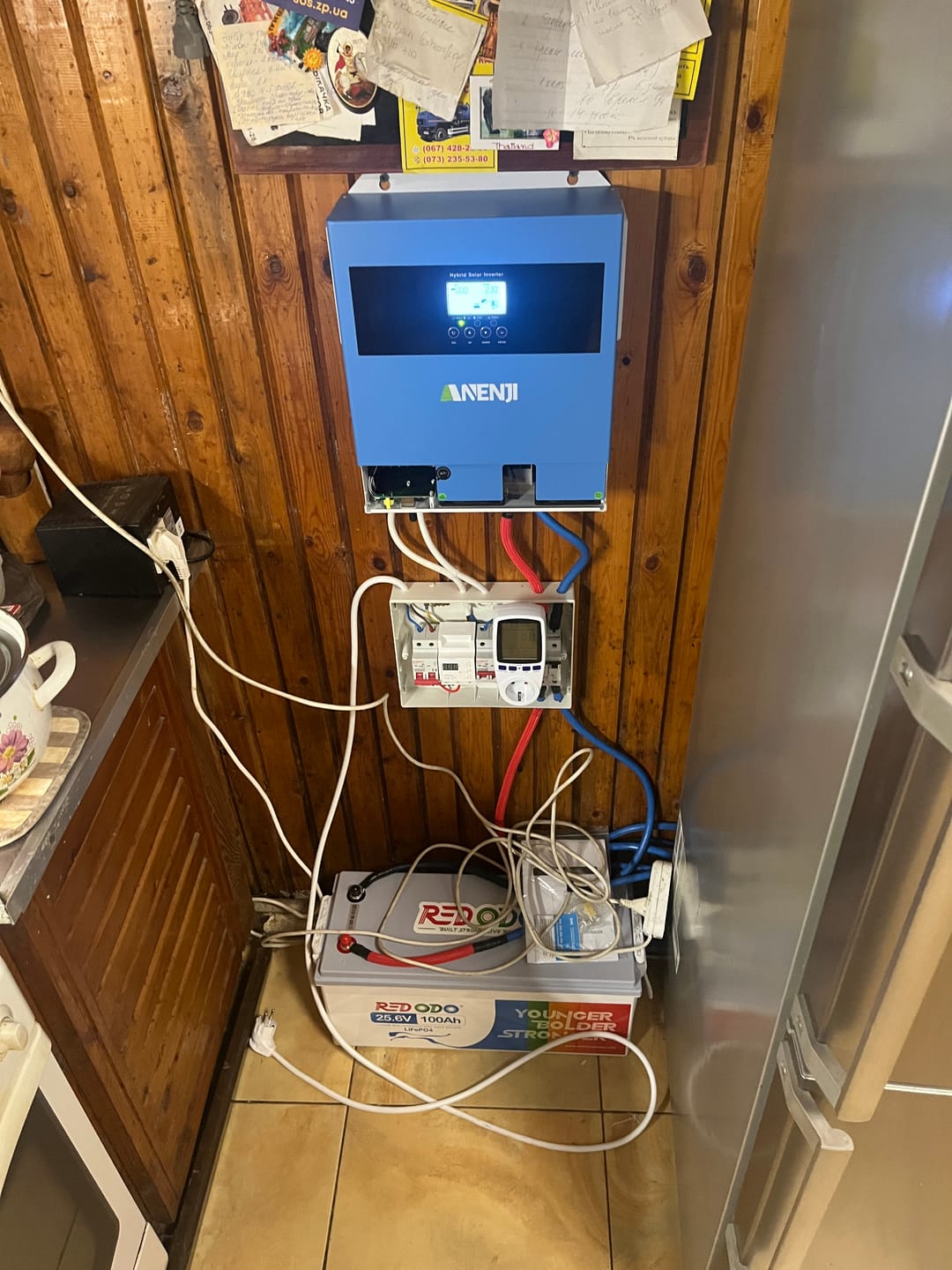 Customer photo review of 【Україна】0% ПДВ - Redodo 24V 100Ah акумулятор LiFePO4 глибокого циклу BMS 100A