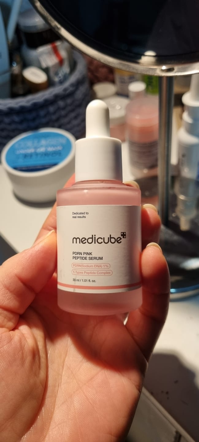 Customer photo review of Liftinga serums ar PDRN un peptīdiem Medicube PDRN Pink Peptide Serum