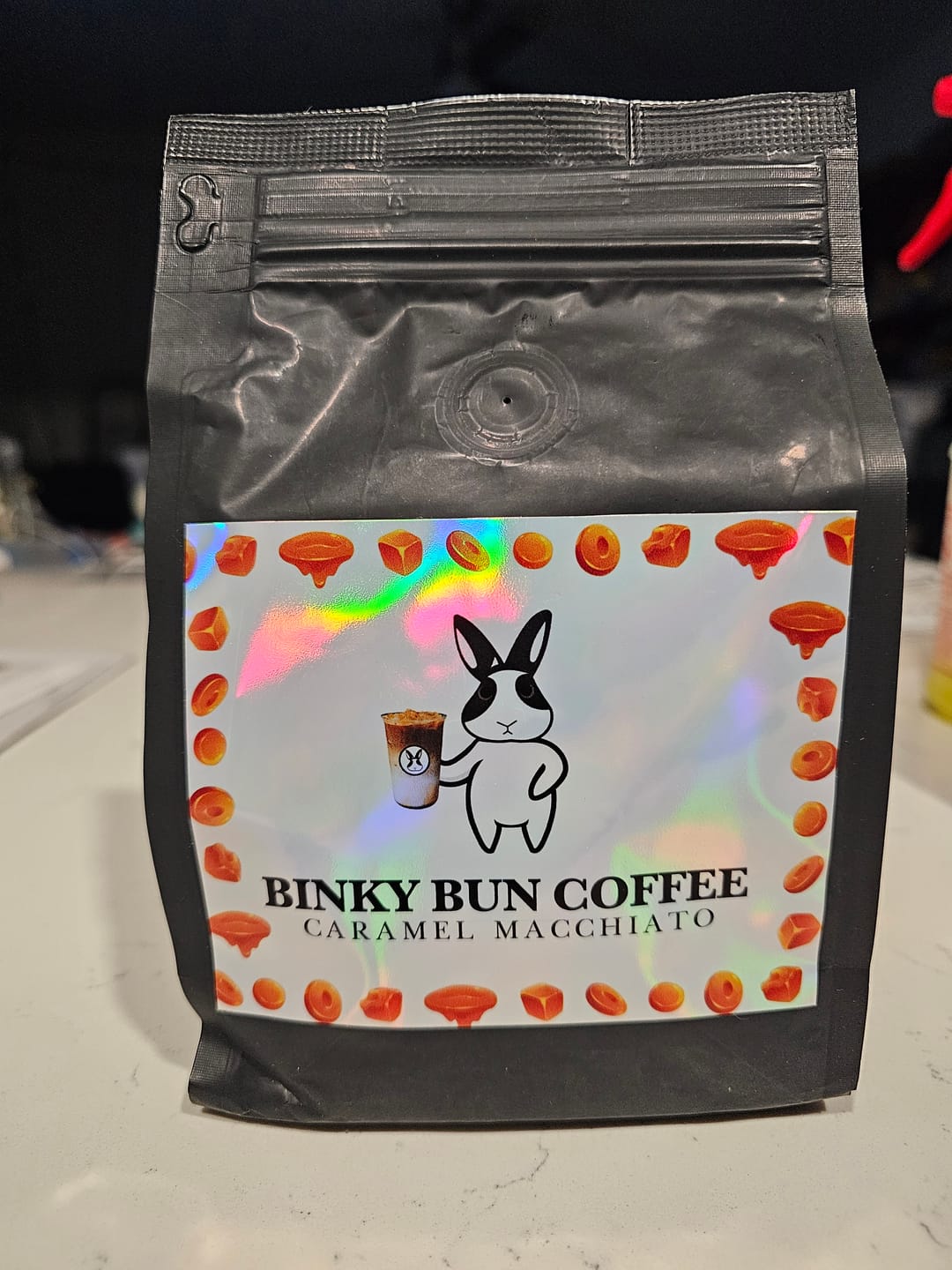 Customer photo review of Caramel Macchiato (Bean)