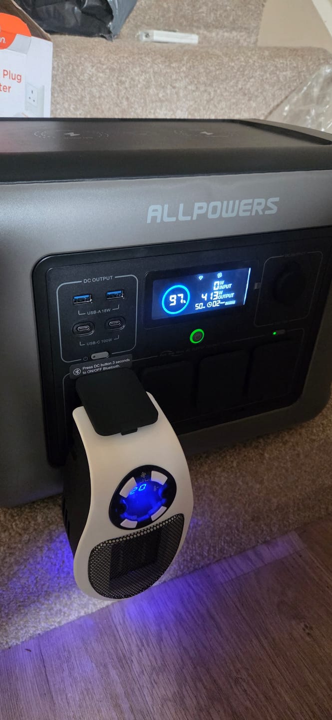 Customer photo review of ALLPOWERS R1500 Portable Power Station | 1152Wh 1800W