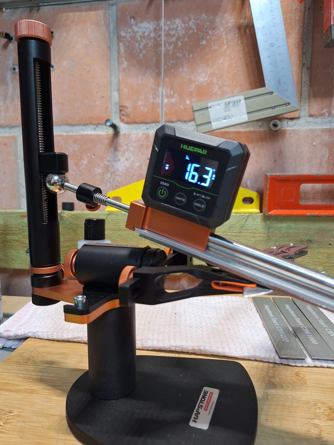 Customer photo review of Precise angle adjuster for Hapstone RS