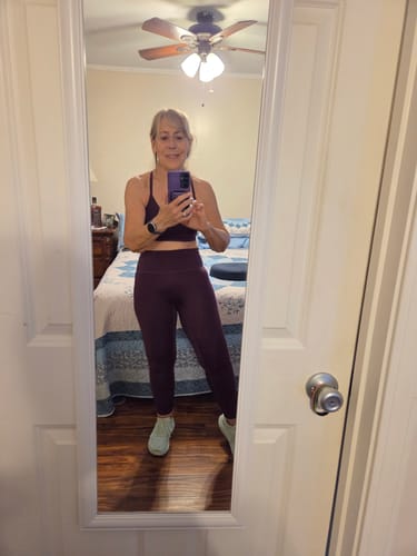 Customer photo review of Vivid Strappy Sports Bra