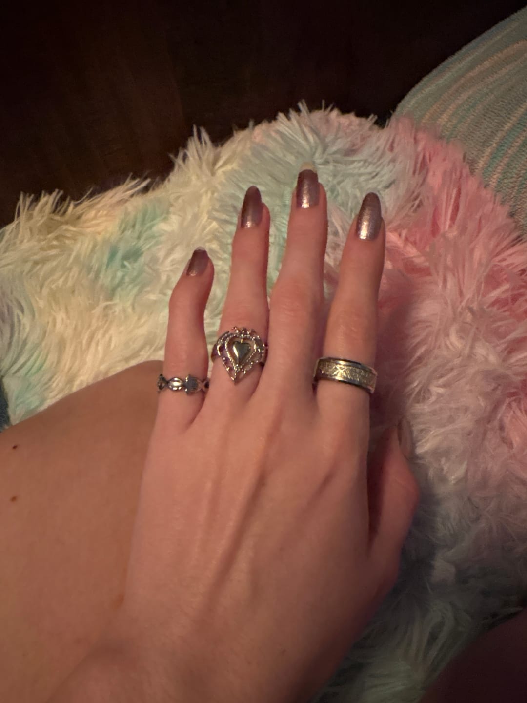 Customer photo review of ANTIQUE HEART RING